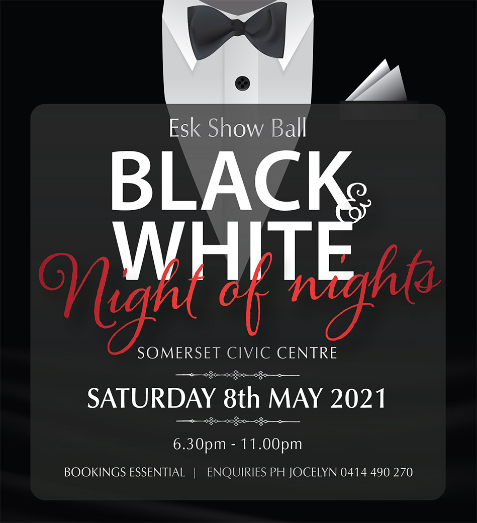 Esk Show Ball - Black and White Night of Nights